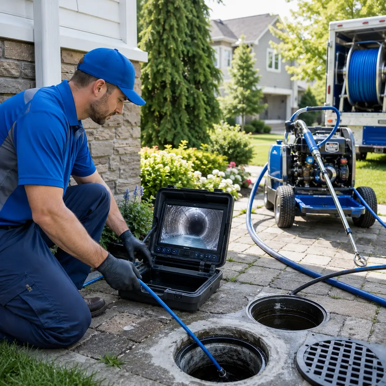 Outdoor drain cleaning professionals serving New Bedford, PA